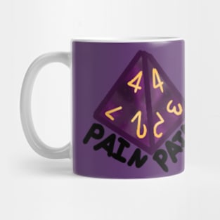 D4 dice Mug